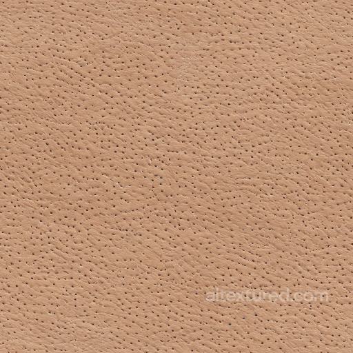Sandy Beige Pebbled Leather PBR Texture with Fine Grain and Natural Pores seamless Leather PBR texture