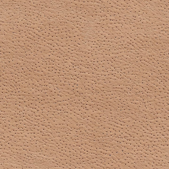 Sandy Beige Pebbled Leather with Fine Grain and Natural Pores seamless PBR texture preview