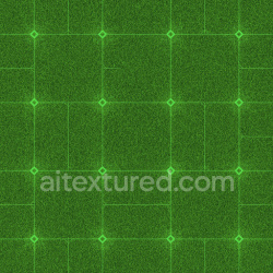 seamless Futuristic Green Lawn Texture texture 1024x1024 free download PBR