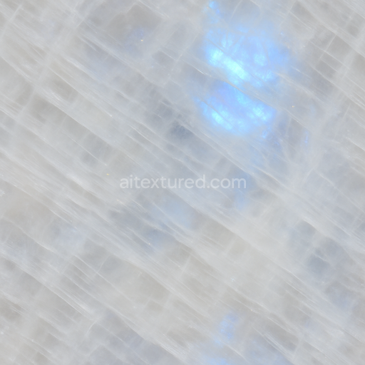 Seamless 3d texture pbr 8k moonstone polished crystal with color banding and opal play of color