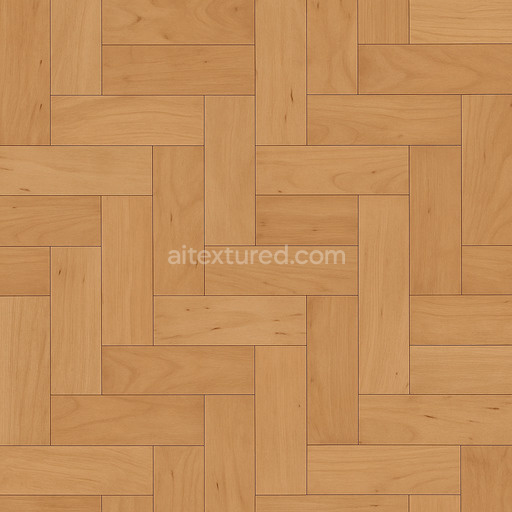 Matte Maple Parquet Texture Seamless 1024X1024