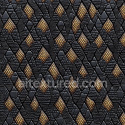 seamless Seamless 3D Skin PBR Texture Featuring Exotic Scaled Patterns in Deep Hues texture 8k free download PBR
