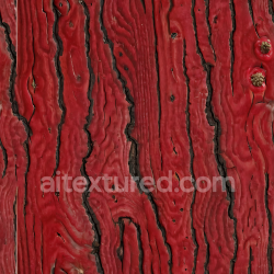 seamless Seamless 3D PBR Texture of Distressed Red Wood Planks with Knots and Cracks texture 8k free download PBR