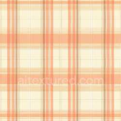 seamless Seamless 3D PBR Plaid Fabric Texture Featuring Soft Peach and Cream Stripes texture 8k free download PBR
