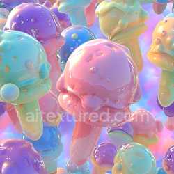 seamless Seamless 3D Inflated Glossy Multicolor Candy Surface PBR Texture texture 8k free download PBR