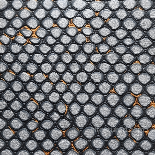 Detailed gray Reptile Skin Seamless Texture with Scaly Microstructure seamless Skin PBR texture