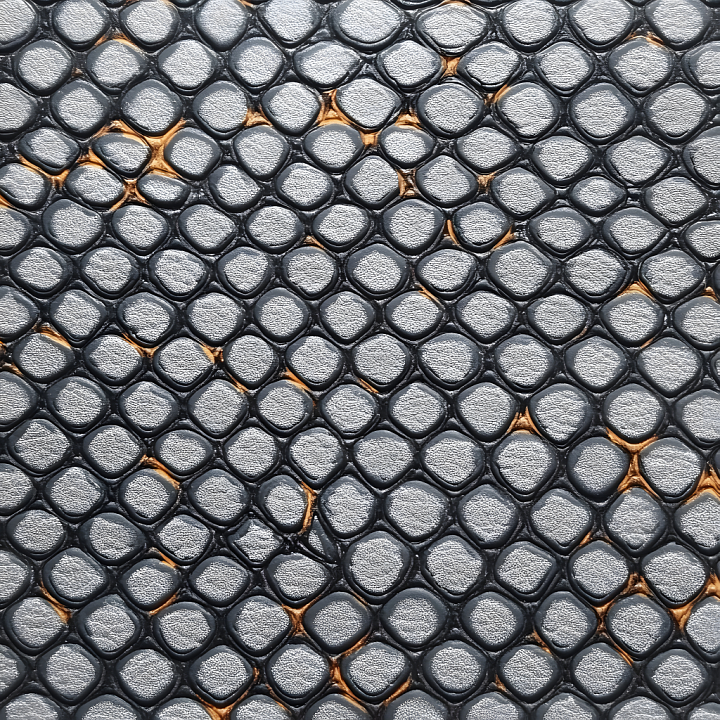 Detailed gray Reptile Skin with Scaly Microstructure seamless PBR texture preview