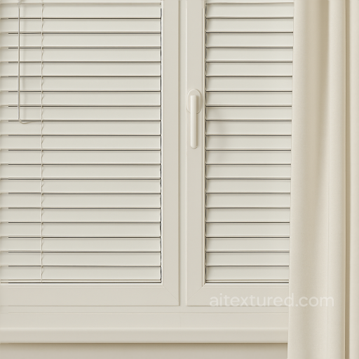 Seamless 8K PBR 3D texture of window blinds with detailed slats and window frame elements seamless Window PBR texture