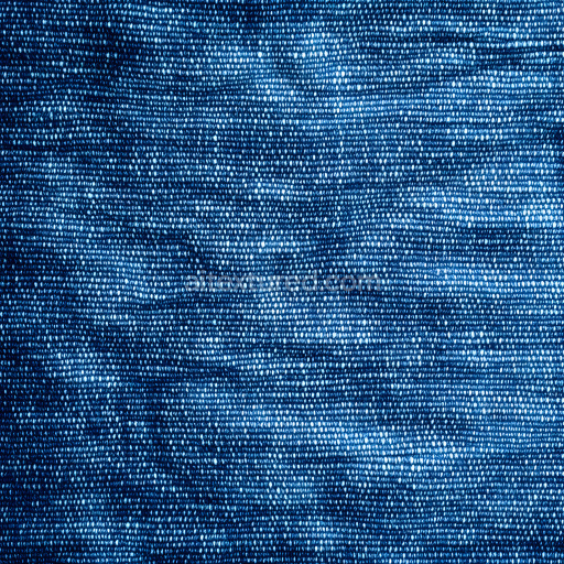 Seamless 3D cracked denim fabric PBR texture with detailed weave and distressed blue tones