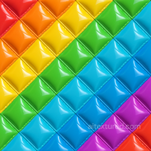 Diamond Pattern Vacuum Formed Plastic seamless Furniture Plastic PBR texture
