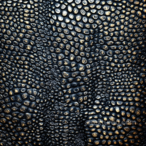 Reptilian Skin Texture With Detailed Embossed Scale Pattern seamless Skin PBR texture