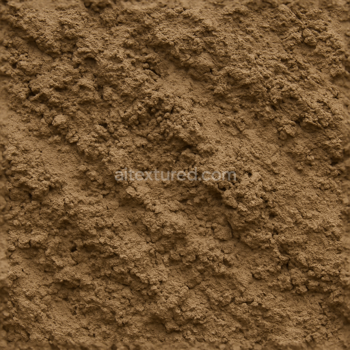 Seamless 3d texture pbr 8k muddy hill surface with mud texture clumpy and compacted