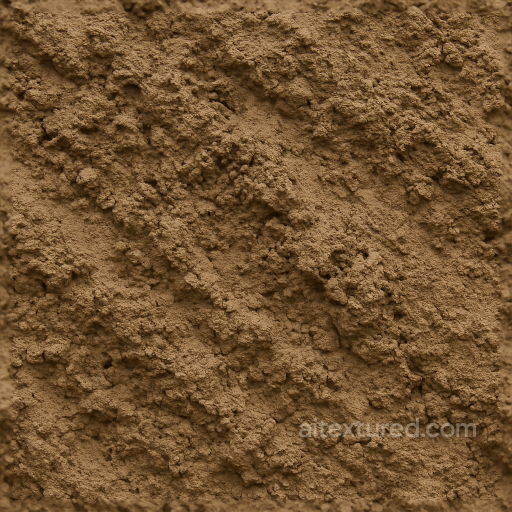 Muddy Hill Surface With Mud Texture Clumpy And Compacted seamless Mud PBR texture