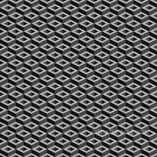 Hollow Cube Pattern Wallpaper | Free PBR seamless Paper PBR texture