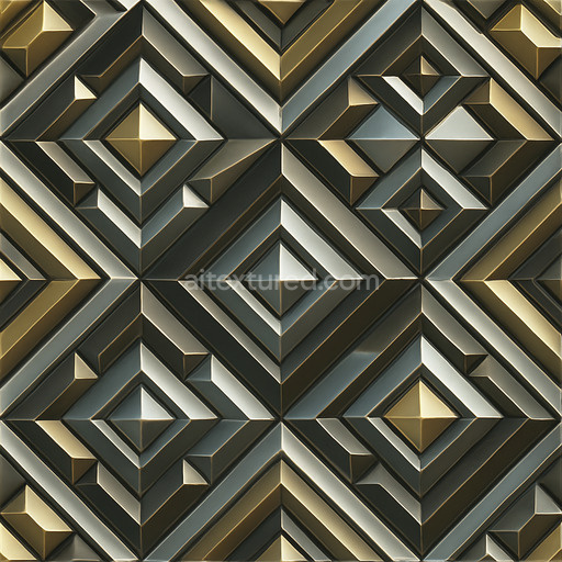 Shiny Geometric Pattern Texture Seamless 1024X1024