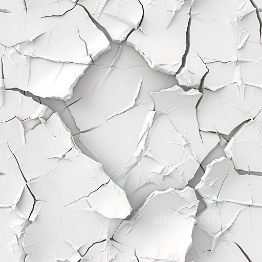 Cracked Plaster Wall PBR Texture with Sharp Fractures and Chipped Edges seamless Cracked & Holes PBR texture