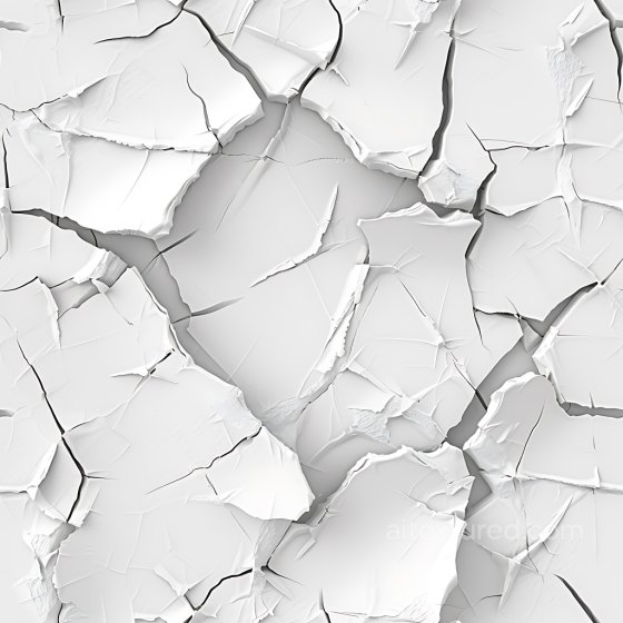 Cracked Plaster Wall PBR Texture with Sharp Fractures and Chipped Edges Cracked & Holes texture preview