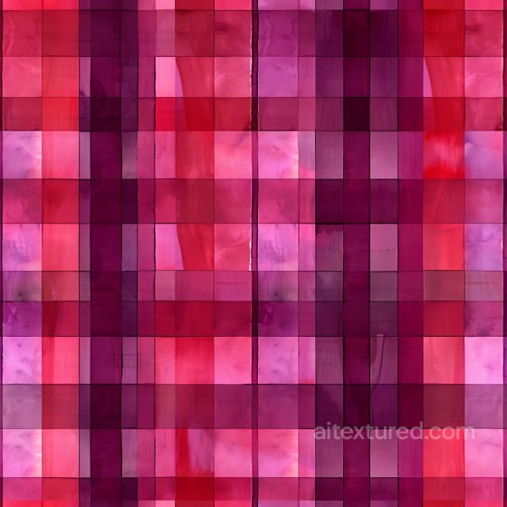 Plaid Fabric Texture with Varied Red and Pink Checkered Pattern Plaid texture preview