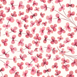 seamless Seamless 3D PBR Watercolor Cherry Floral Pattern Texture with Pink Petals texture 8k free download PBR