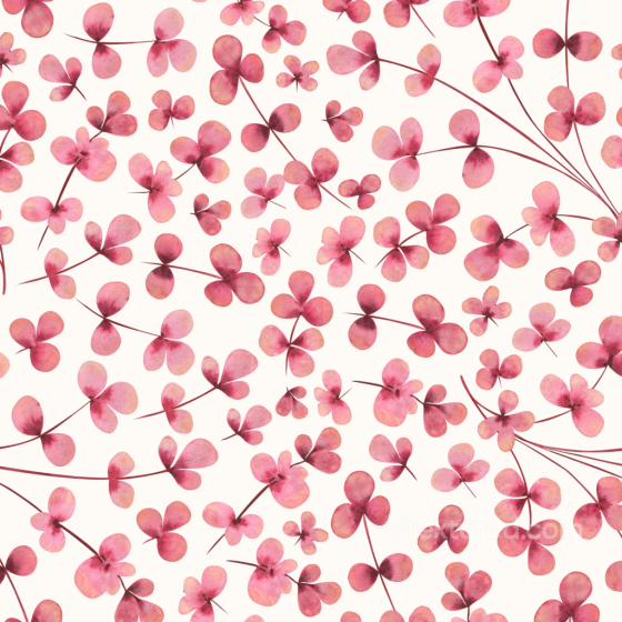 Watercolor Cherry Floral Pattern Texture with Pink Petals Watercolor Cherry texture preview