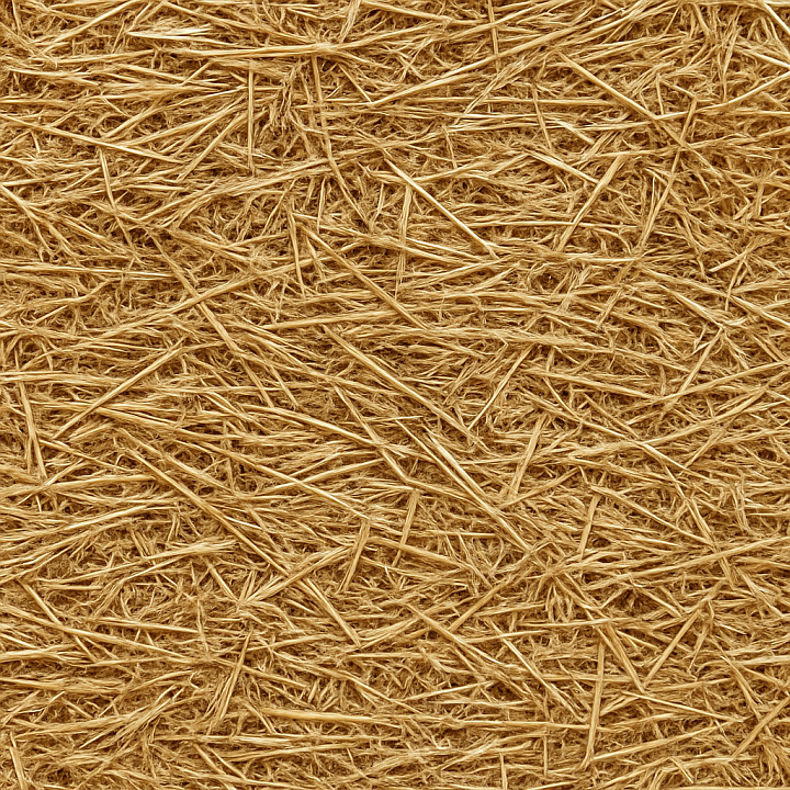 Stacked Straw seamless PBR texture preview