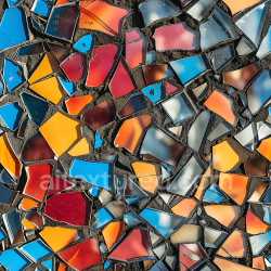 seamless Seamless 3D PBR Shattered Glass Texture Featuring Jagged Multicolor Fragments texture 8k free download PBR