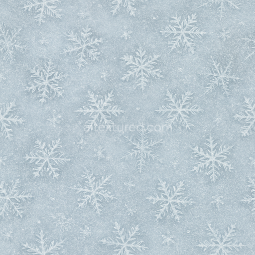 Seamless 3d texture pbr 8k snowflakes and frosted glass icy pattern