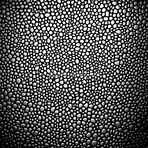 Seamless 3D Stylized Reptile Skin PBR Texture Featuring Raised Scales and Organic Pattern
