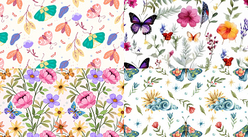 Watercolor Butterflies category preview