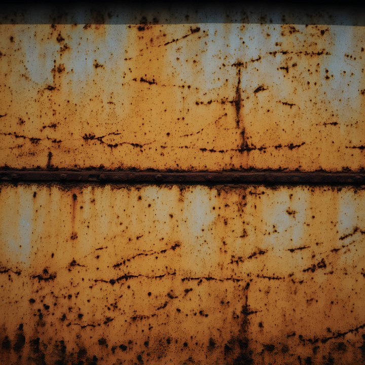 Rusty Metal Featuring Cracks and Pitted Surface seamless PBR texture preview