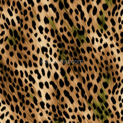 Seamless 3D PBR Leopard Print Fabric Texture with Realistic Fur Detail