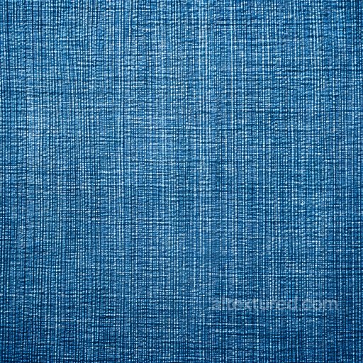 Cracked and Holed Blue Fabric PBR Texture with Distressed Grid Pattern seamless Denim jeans PBR texture