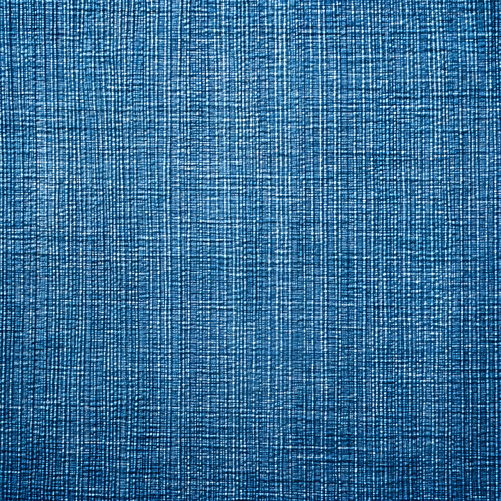 Cracked and Holed Blue Fabric with Distressed Grid Pattern seamless PBR texture preview