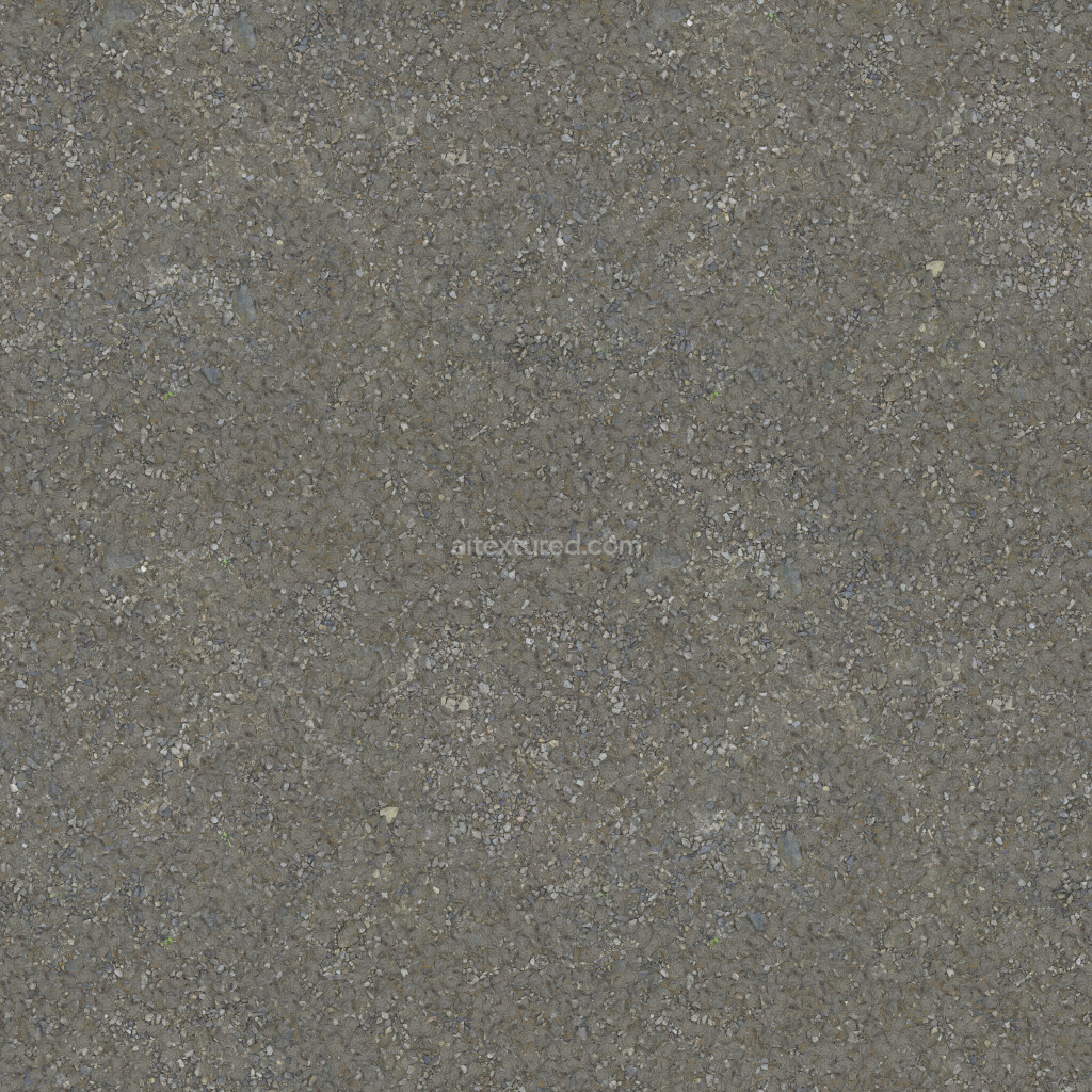 Seamless PBR gravel texture for 3D applications