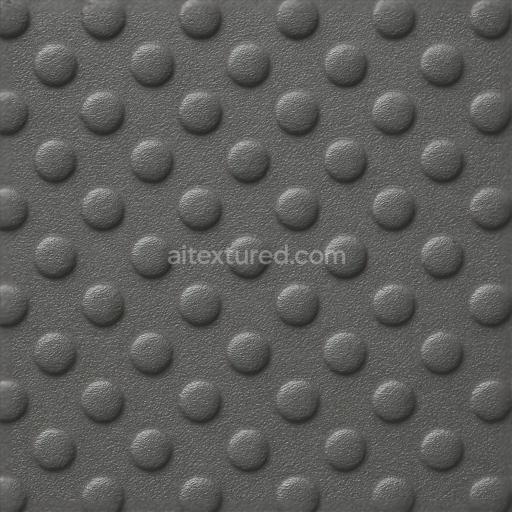 Seamless 3d texture pbr 8k tactile plate raised bumps on textured finish rubberized surface