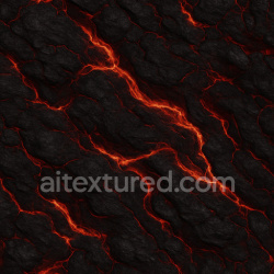 seamless Dark Lava Texture texture 1024x1024 free download PBR
