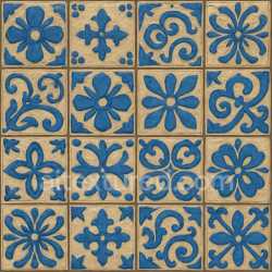 seamless Patterned Glazed Ceramic Tile Texture Seamless texture 8k free download PBR