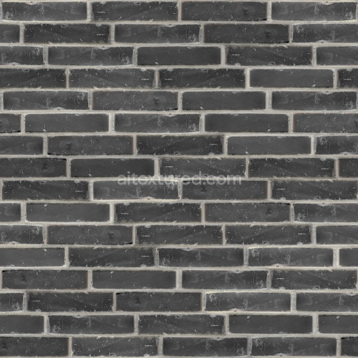 Bricks Dark Seamless Texture Pbr Tileable Weathered Surface Coarse Matte