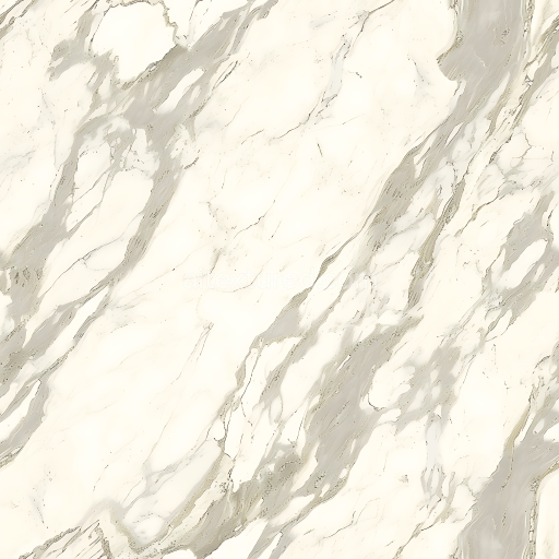 Seamless 3D Classic White Marble PBR Texture with Platinum Veins