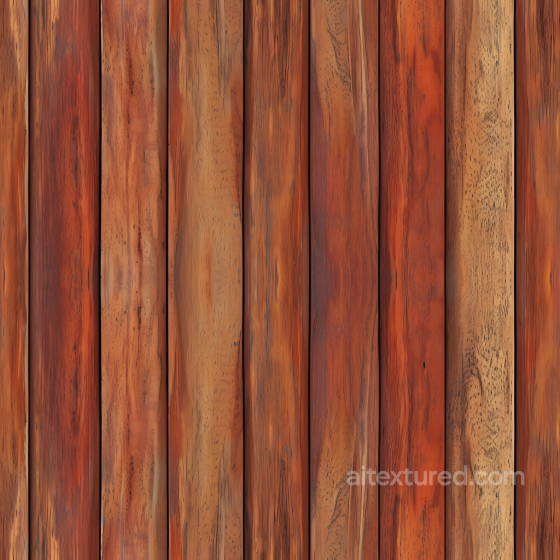 Rustic Redwood Wood PBR Texture with Natural Grain and Warm Tones Wood texture preview