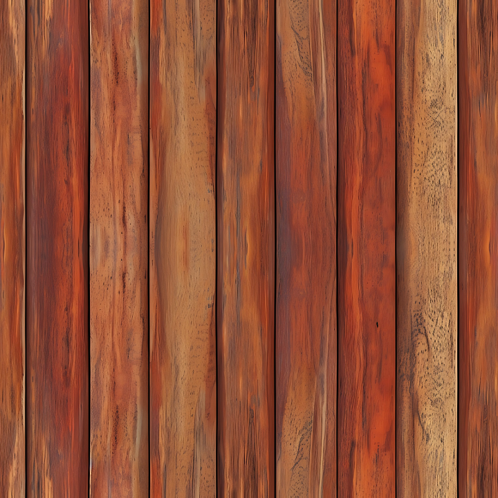 Rustic Redwood Wood with Natural Grain and Warm Tones seamless PBR texture preview