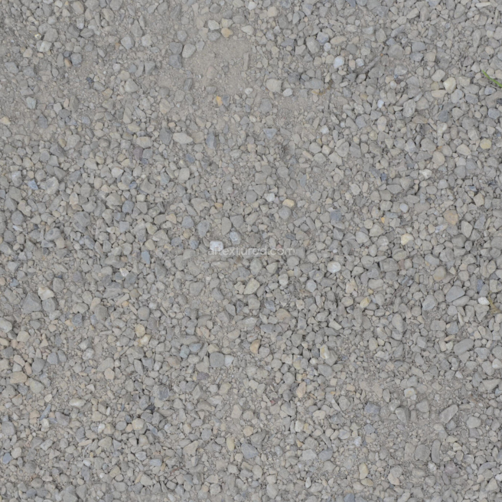 Seamless gravel texture with stones and dirt