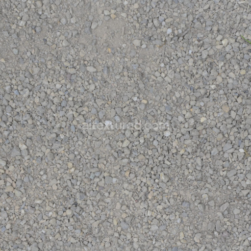 Gravel Coarse Stone Rough Natural Earthy Textured Pavement Weathered Gray