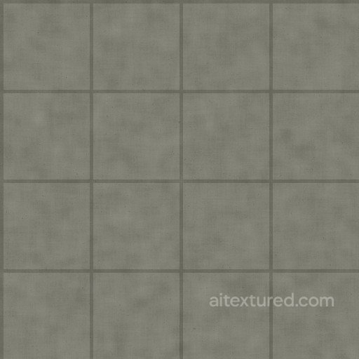 Procedural Stamped Sidewalk Concrete PBR Texture seamless PBR texture