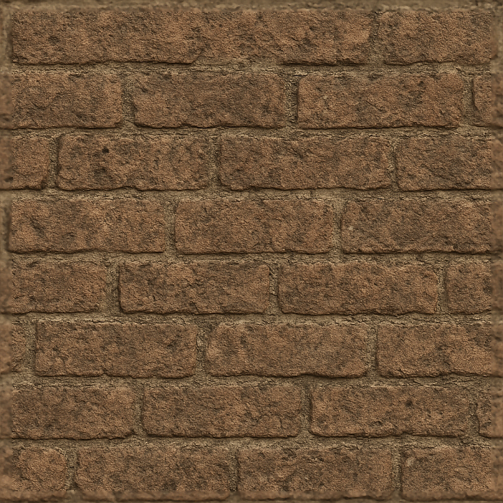 Dirty Brick Grimy Rough Surface Wall Facade seamless PBR texture preview