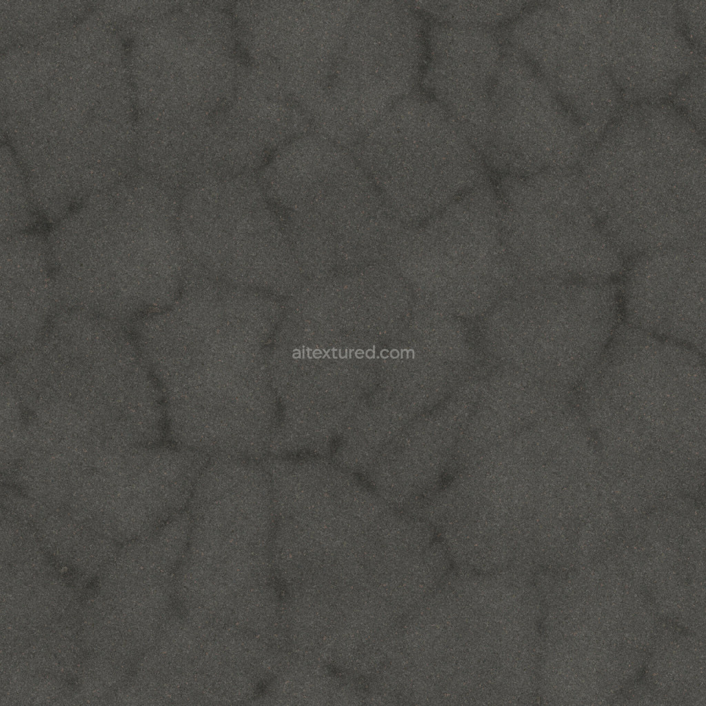Seamless asphalt PBR texture with a dark matte finish