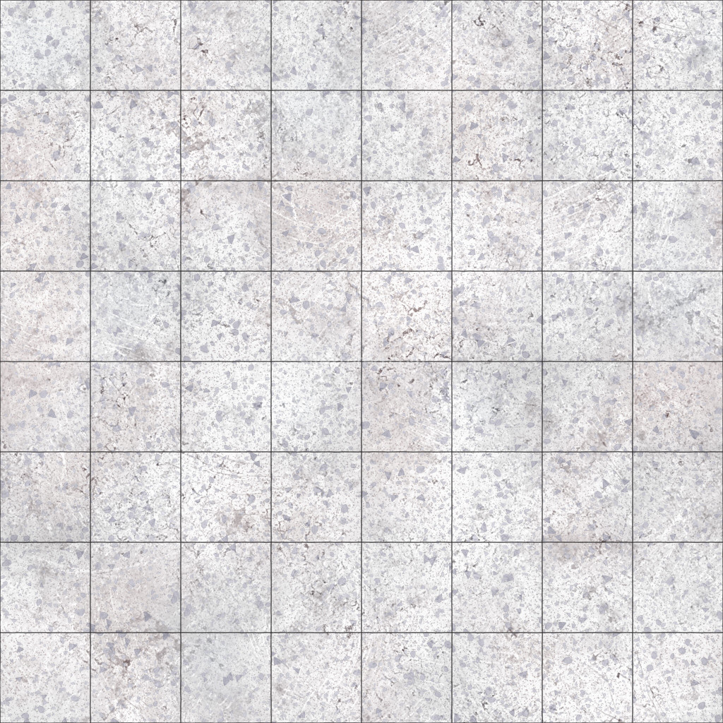 Seamless PBR tile texture in gray tones