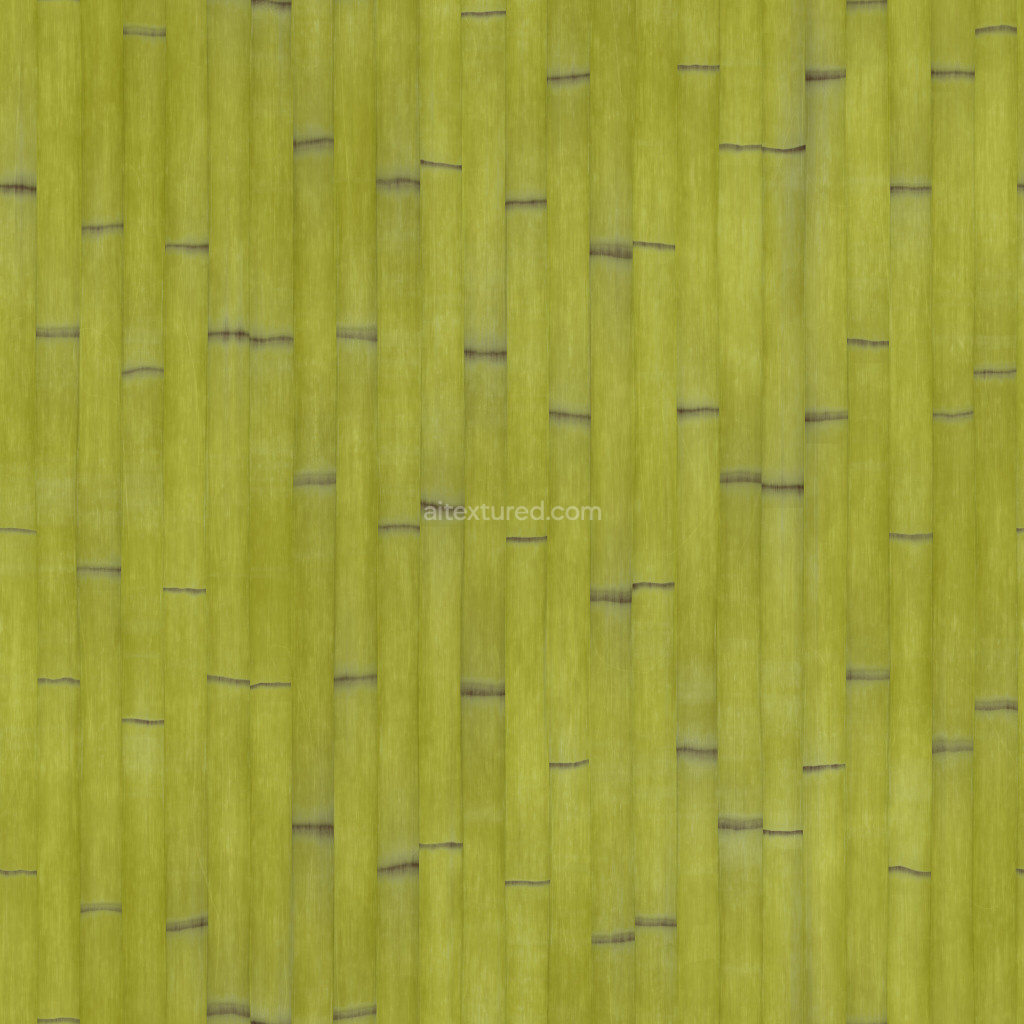 Seamless bamboo texture with natural green color