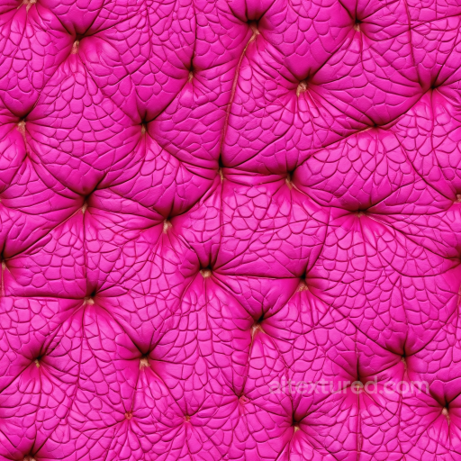 tufted cracked pink leather PBR texture with deep wrinkles seamless Leather PBR texture