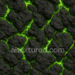 seamless Toxic Volcanic Rock Texture texture 1024x1024 free download PBR